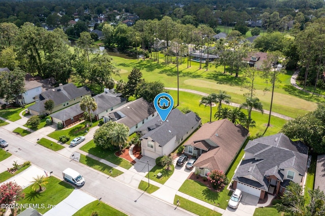 1630 Highland View Ct, Fleming Island, FL 32003 - aerial perspective of suburban area featuring a local golf course