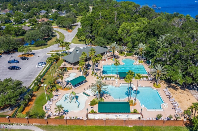 1630 Highland View Ct, Fleming Island, FL 32003 - aerial view of property's location with a pool