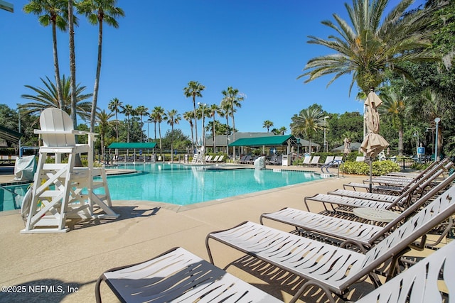 1630 Highland View Ct, Fleming Island, FL 32003 - community pool with a patio