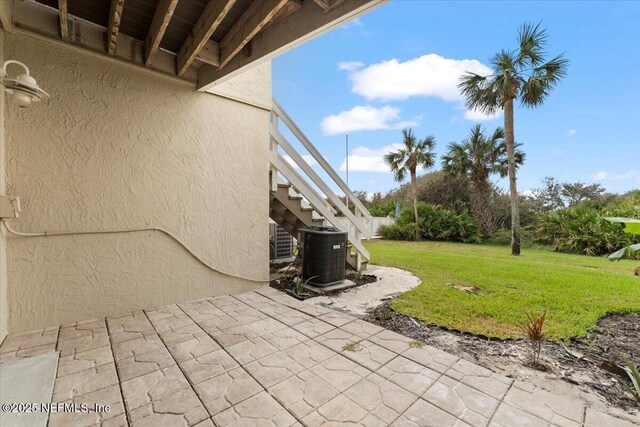 3385 Coastal Hwy Unit 23, Saint Augustine, FL 32084 - view of patio featuring stairs