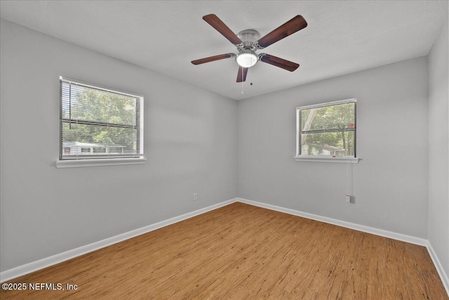 1622 Roselle Ave, Palatka, FL 32177 - unfurnished room with wood finished floors and ceiling fan