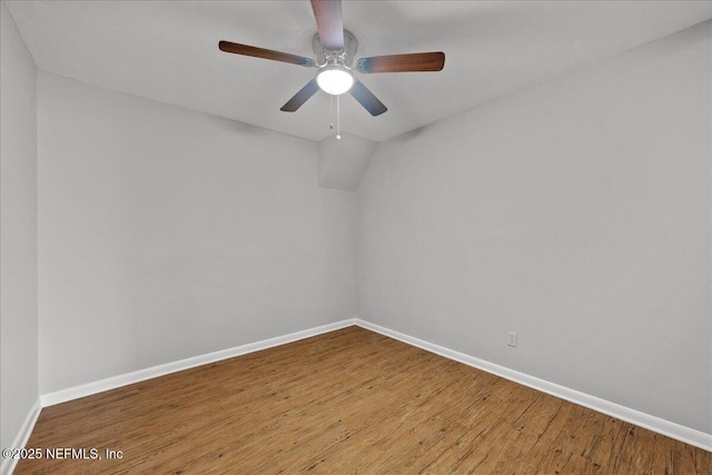 1622 Roselle Ave, Palatka, FL 32177 - spare room featuring wood finished floors and ceiling fan