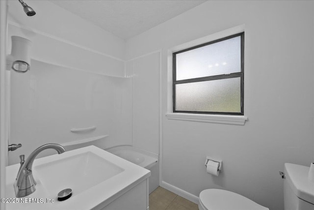 1622 Roselle Ave, Palatka, FL 32177 - full bath with tile patterned floors, vanity, and bathtub / shower combination