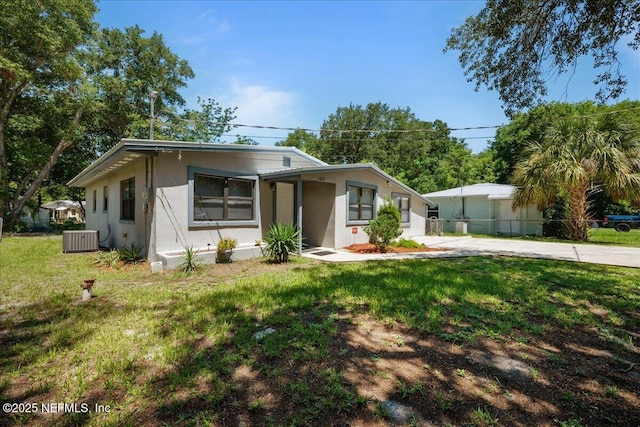 1622 Roselle Ave, Palatka, FL 32177 - view of front of home with stucco siding and concrete driveway