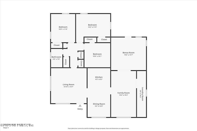 1622 Roselle Ave, Palatka, FL 32177 - view of room layout