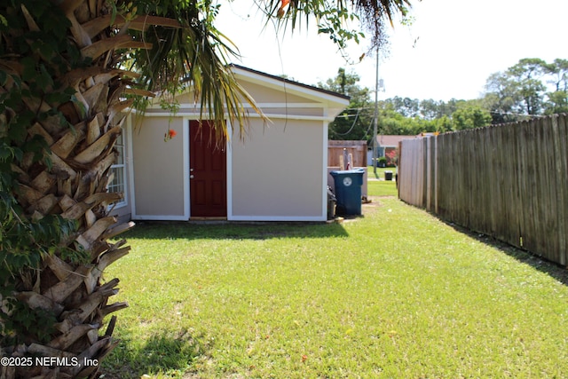 2590 Eastill Dr, Jacksonville, FL 32211 - view of yard with an outdoor structure