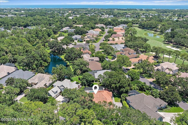 104 Haverhill Dr, Ponte Vedra Beach, FL 32082 - aerial view of property's location with nearby suburban area and a large body of water