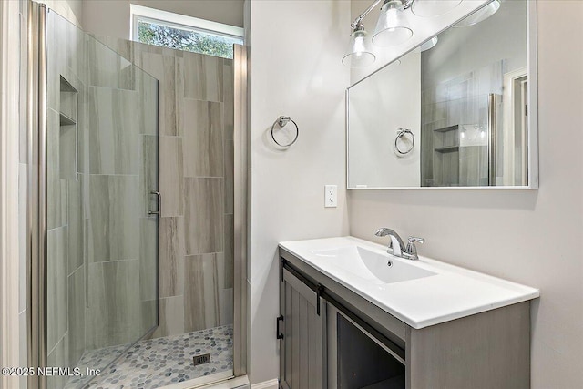 104 Haverhill Dr, Ponte Vedra Beach, FL 32082 - full bath featuring a stall shower and vanity