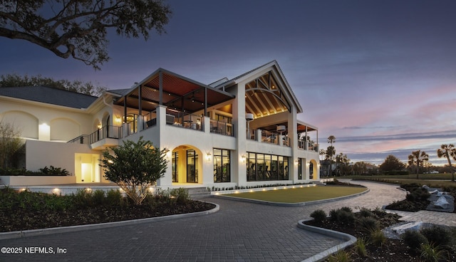 104 Haverhill Dr, Ponte Vedra Beach, FL 32082 - view of property at dusk