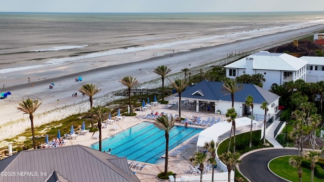 104 Haverhill Dr, Ponte Vedra Beach, FL 32082 - community pool with a patio and view of water and beach