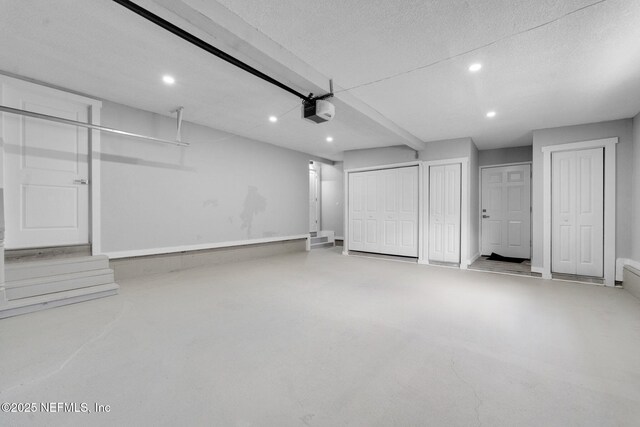 4903 Tennessee St, Jacksonville, FL 32208 - garage featuring recessed lighting and a garage door opener