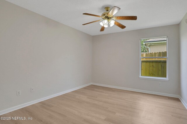 3559 Olympic Dr, Green Cove Springs, FL 32043 - unfurnished room with light wood-style flooring and ceiling fan