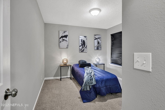 7442 Richardson Rd, Jacksonville, FL 32209 - bedroom featuring a textured ceiling and carpet flooring