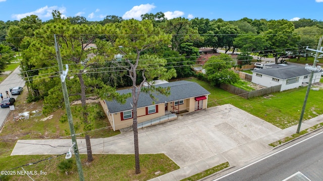 7120 Merrill Rd, Jacksonville, FL 32277 - aerial view of property and surrounding area featuring a heavily wooded area