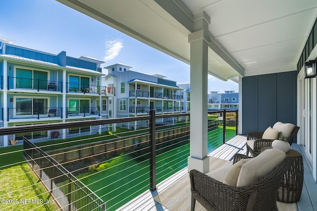 82 Cortez Ave, Saint Augustine, FL 32080 - balcony featuring a residential view