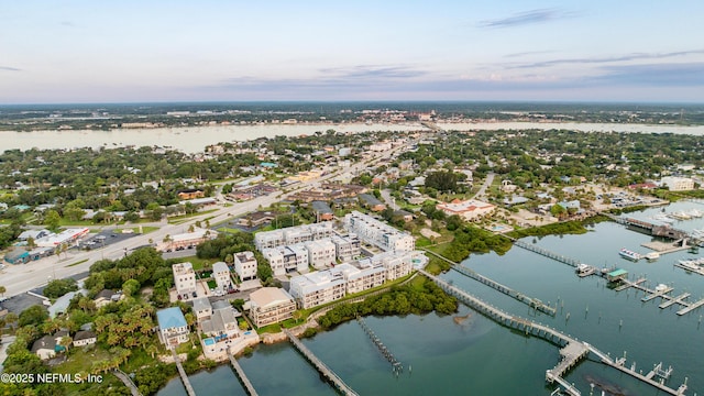 82 Cortez Ave, Saint Augustine, FL 32080 - aerial view of property and surrounding area featuring a large body of water