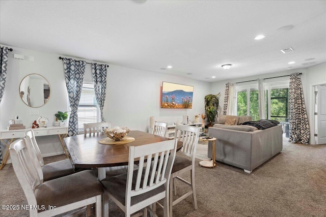 737 Windermere Way, Saint Augustine, FL 32095 - dining room with light colored carpet and recessed lighting