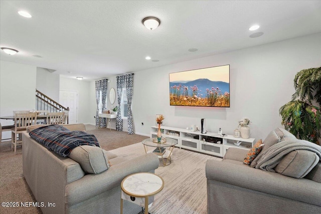 737 Windermere Way, Saint Augustine, FL 32095 - carpeted living room with recessed lighting and baseboards