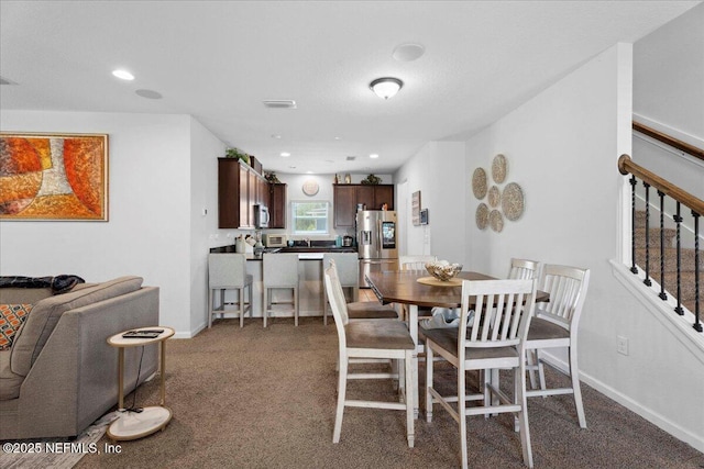 737 Windermere Way, Saint Augustine, FL 32095 - carpeted dining room featuring recessed lighting