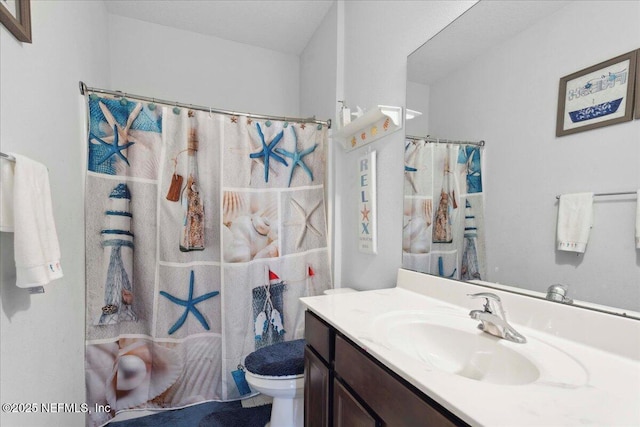 737 Windermere Way, Saint Augustine, FL 32095 - bathroom featuring vanity and a shower with curtain