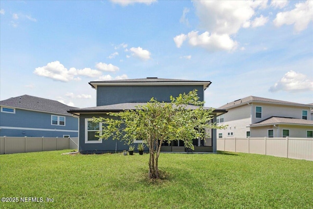 737 Windermere Way, Saint Augustine, FL 32095 - back of property with a fenced backyard and stucco siding