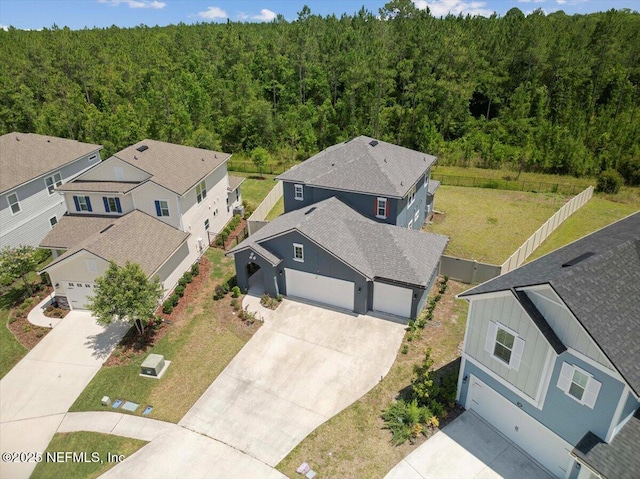737 Windermere Way, Saint Augustine, FL 32095 - aerial perspective of suburban area featuring a heavily wooded area