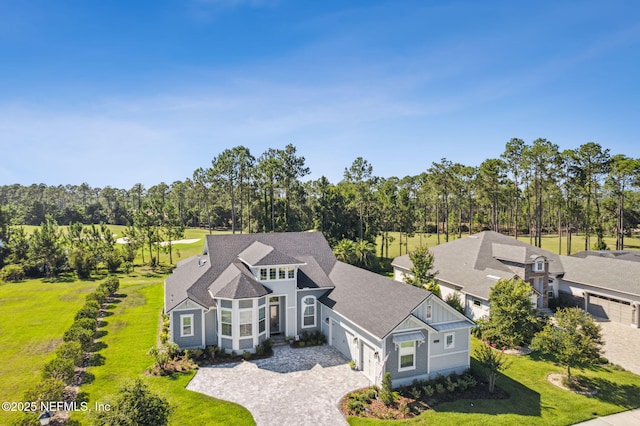 95049 Wild Cherry Dr, Fernandina Beach, FL 32034 - view from above of property with a tree filled landscape