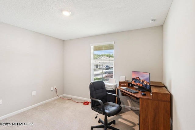 4032 Sandbank Ct, Middleburg, FL 32068 - office area with carpet floors and a textured ceiling