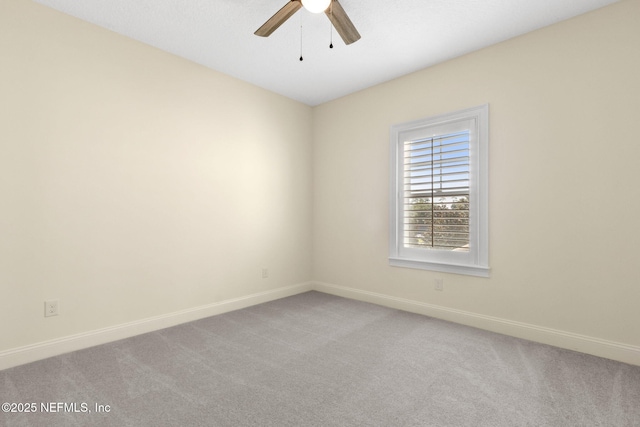 1387 Sunset View Ln, Jacksonville, FL 32207 - empty room with light carpet and ceiling fan