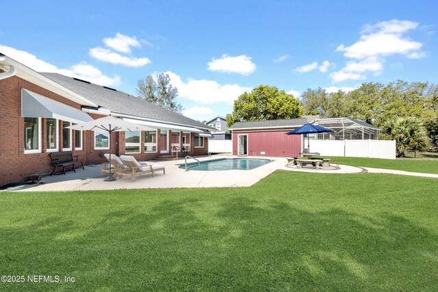 85712 Avant Rd, Yulee, FL 32097 - view of swimming pool with a patio