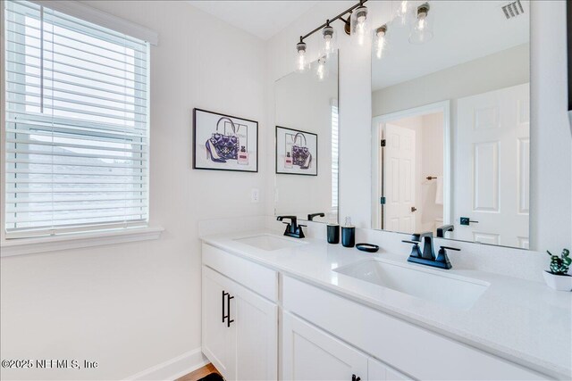 280 Cedar Elm Way, Saint Augustine, FL 32092 - bathroom with double vanity and healthy amount of natural light