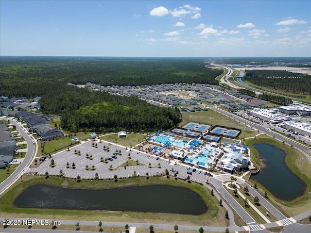 280 Cedar Elm Way, Saint Augustine, FL 32092 - view of property location with a nearby body of water and a heavily wooded area