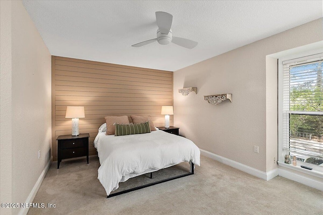822 Coquina Bay, Ponte Vedra Beach, FL 32082 - bedroom featuring carpet floors, a ceiling fan, and a textured ceiling