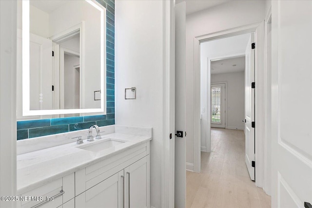 13892 Atlantic Blvd, Jacksonville, FL 32225 - bathroom featuring vanity and wood finished floors