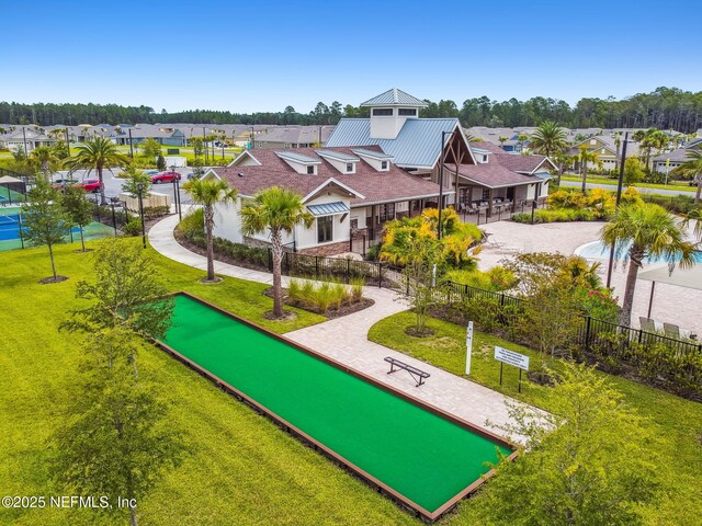 100 Dove Tree Ln, Saint Augustine, FL 32095 - view of home's community featuring a bocce ball area and a residential view