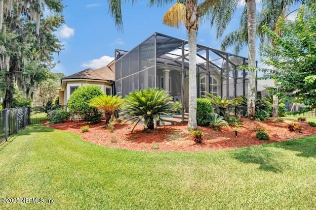 168 Pinehurst Pointe Dr, Saint Augustine, FL 32092 - back of property featuring glass enclosure