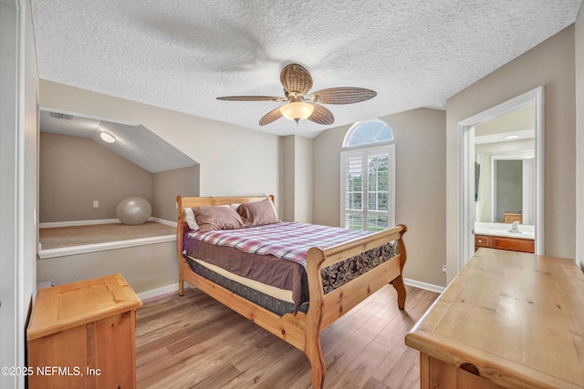 168 Pinehurst Pointe Dr, Saint Augustine, FL 32092 - bedroom featuring light wood finished floors, a ceiling fan, and a textured ceiling