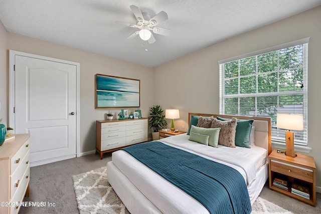 168 Pinehurst Pointe Dr, Saint Augustine, FL 32092 - bedroom featuring light colored carpet and a ceiling fan
