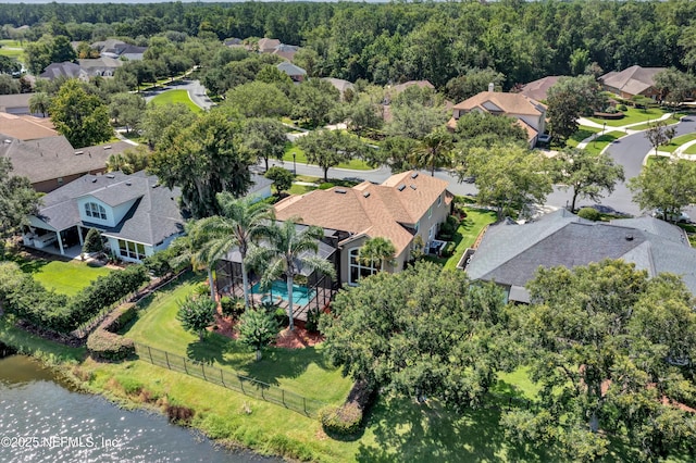 168 Pinehurst Pointe Dr, Saint Augustine, FL 32092 - aerial view of residential area with a nearby body of water and a pool area