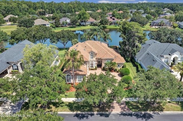 168 Pinehurst Pointe Dr, Saint Augustine, FL 32092 - aerial view of residential area featuring a large body of water