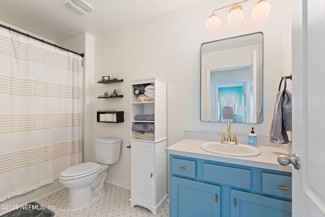 197 Jarama Cir, Saint Augustine, FL 32084 - full bath with vanity, tile patterned flooring, and a shower with curtain