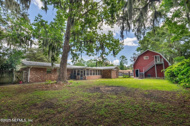 136 Hollywood Forest Dr, Fleming Island, FL 32003 - view of yard