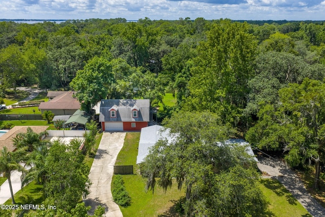 136 Hollywood Forest Dr, Fleming Island, FL 32003 - aerial view of a forest