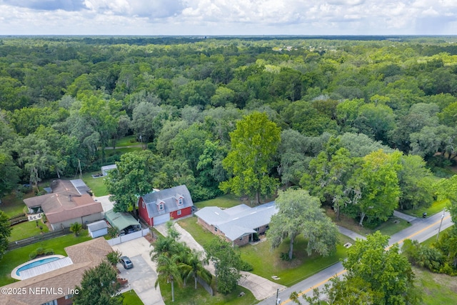 136 Hollywood Forest Dr, Fleming Island, FL 32003 - aerial view of a heavily wooded area