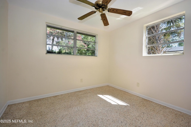 4316 Ferrarra St, Jacksonville, FL 32217 - unfurnished room with ceiling fan and speckled floor