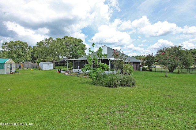 54002 Evergreen Trl, Callahan, FL 32011 - view of yard with a storage unit
