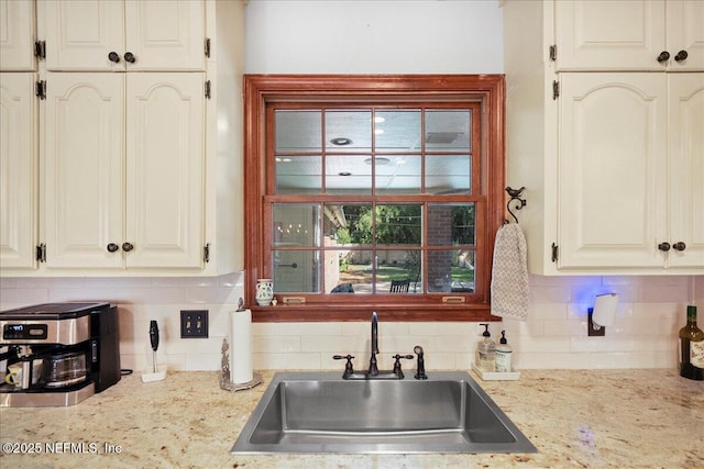 2748 Scott Mill Ter, Jacksonville, FL 32257 - kitchen with tasteful backsplash and light stone counters