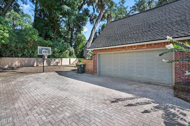 2748 Scott Mill Ter, Jacksonville, FL 32257 - garage with decorative driveway