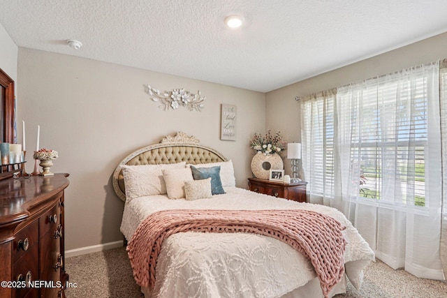 44 Spotted Owl Ln, Saint Augustine, FL 32095 - carpeted bedroom with a textured ceiling