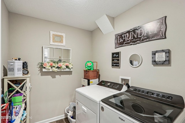 44 Spotted Owl Ln, Saint Augustine, FL 32095 - washroom featuring separate washer and dryer and wood finished floors